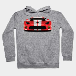 Dodge Viper Cartoon Hoodie